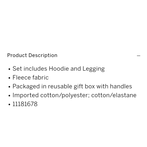 PINK VS Logo Gift Set Hoddie & Leggins L - Picture 6 of 9